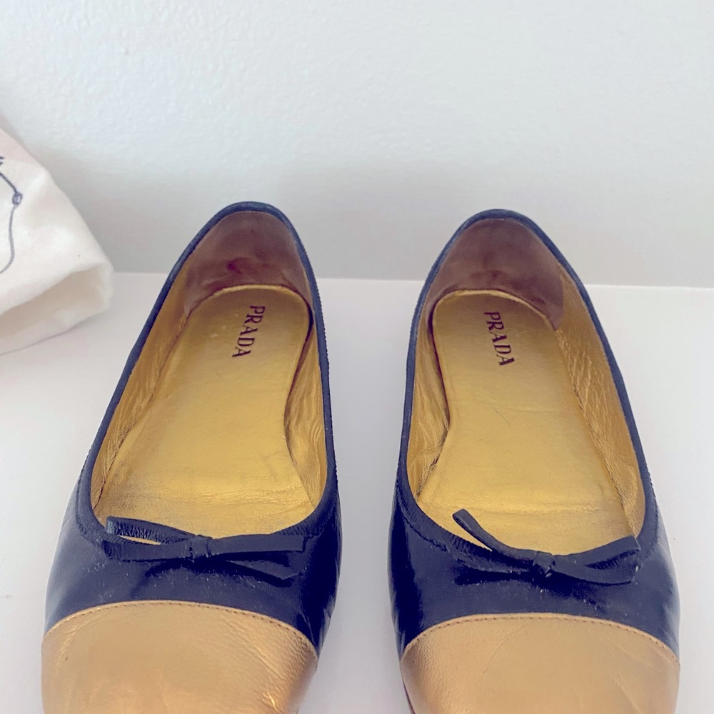 Prada ballet flats. Size 37.